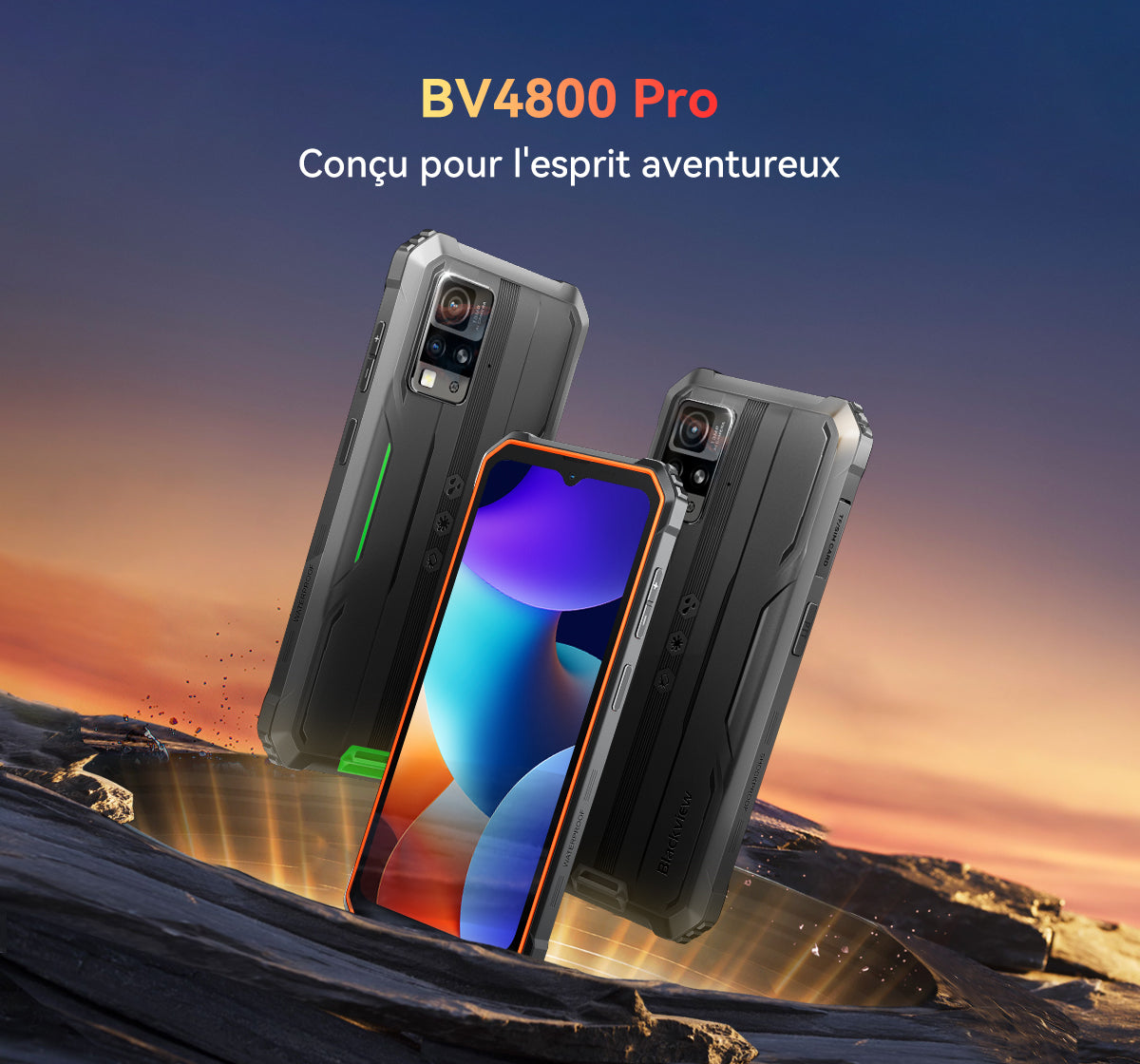 Téléphone robuste Blackview BV4800 Pro