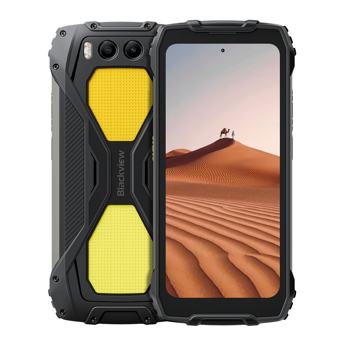 Blackview BV7300 - Écran 6,67 pouces 90 Hz Helio G81 6 + 256 Go 15000 mAh Caméra de vision nocturne Camping Light 4G Téléphone robuste