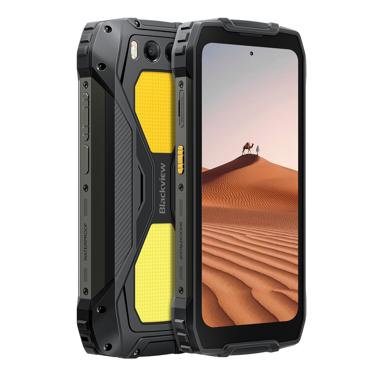 Blackview BV7300 - Écran 6,67 pouces 90 Hz Helio G81 6 + 256 Go 15000 mAh Caméra de vision nocturne Camping Light 4G Téléphone robuste