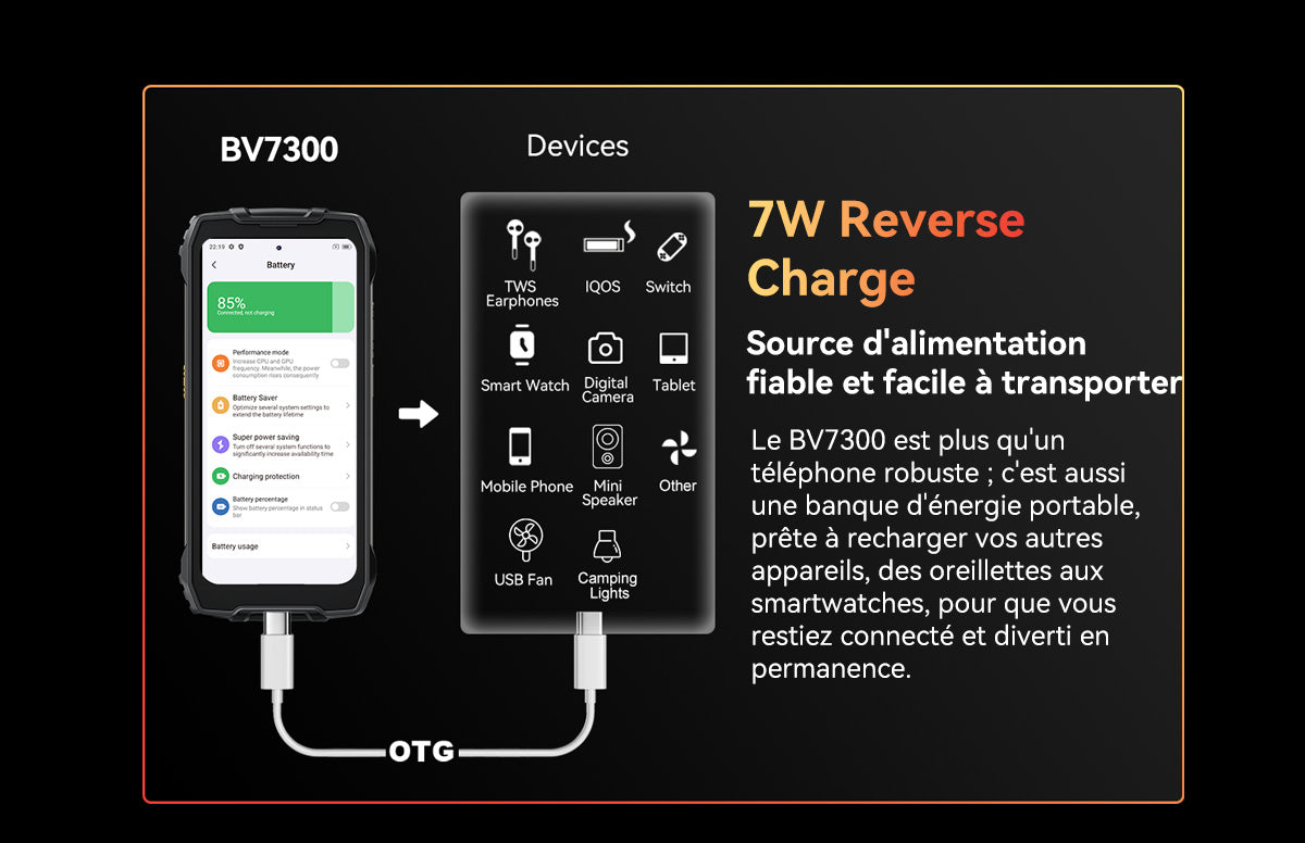 Téléphone robuste Blackview BV7300