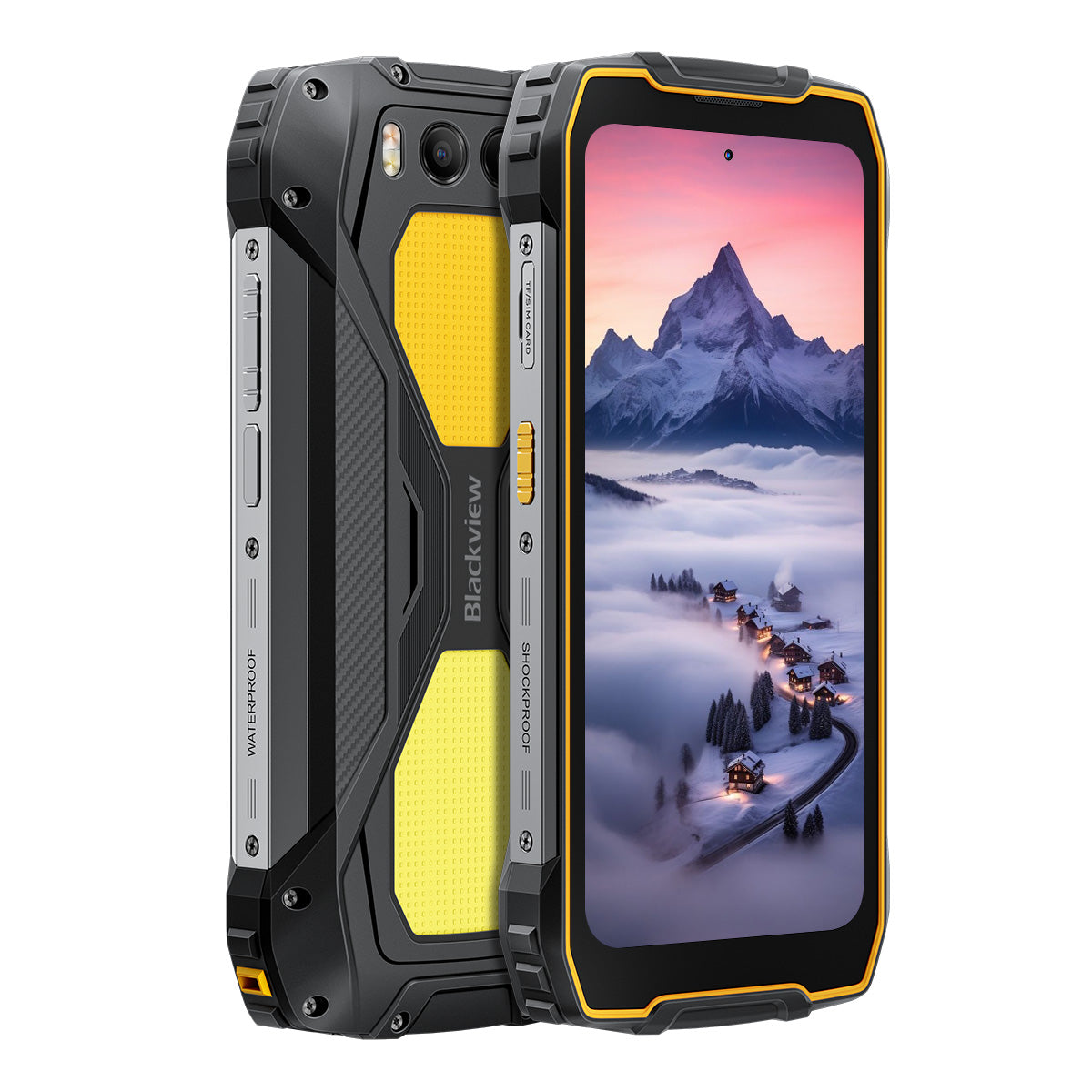 Blackview BV7300 - Écran 6,67 pouces 90 Hz Helio G81 6 + 256 Go 15000 mAh Caméra de vision nocturne Camping Light 4G Téléphone robuste