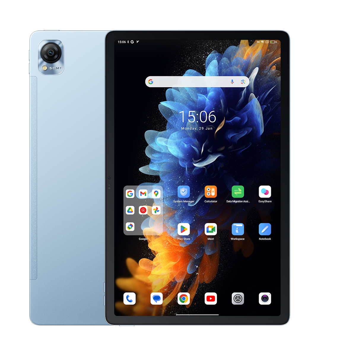 Blackview MEGA 1 - Écran 11,5 pouces 2,4 K 120 Hz MediaTek Helio G99 8 Go/12 Go + 256 Go 8800 mAh Netflix HD prend en charge la tablette Android