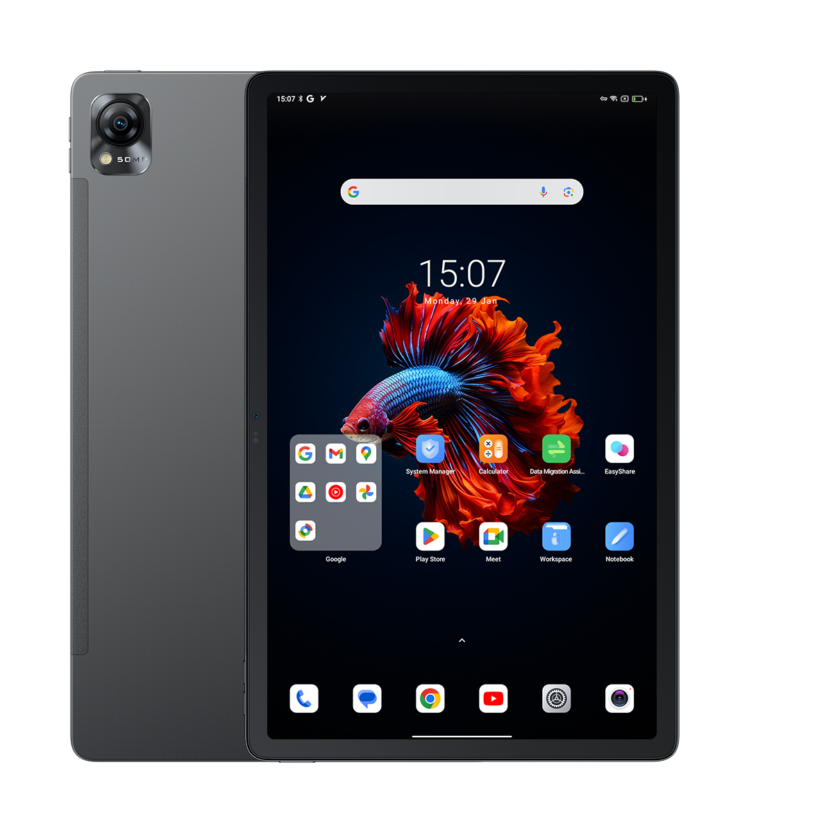 Blackview MEGA 1 - Pantalla de 11,5 pulgadas 2,4K 120Hz MediaTek Helio G99 8GB/12GB + 256GB 8800mAh Netflix HD compatible con tableta Android 