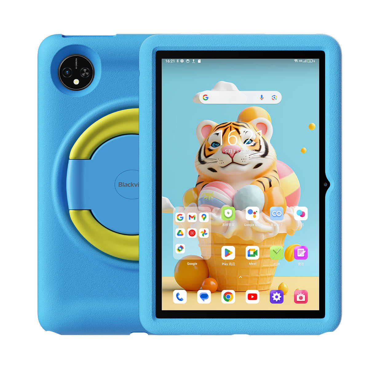 Blackview Tab 80 Kids - Tablette Unisoc Tiger T606 10,1 pouces 7680mAh Widevine L1 Support Édition Enfants