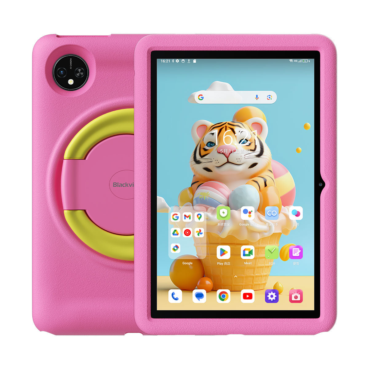 Blackview Tab 80 Kids - Tablette Unisoc Tiger T606 10,1 pouces 7680mAh Widevine L1 Support Édition Enfants