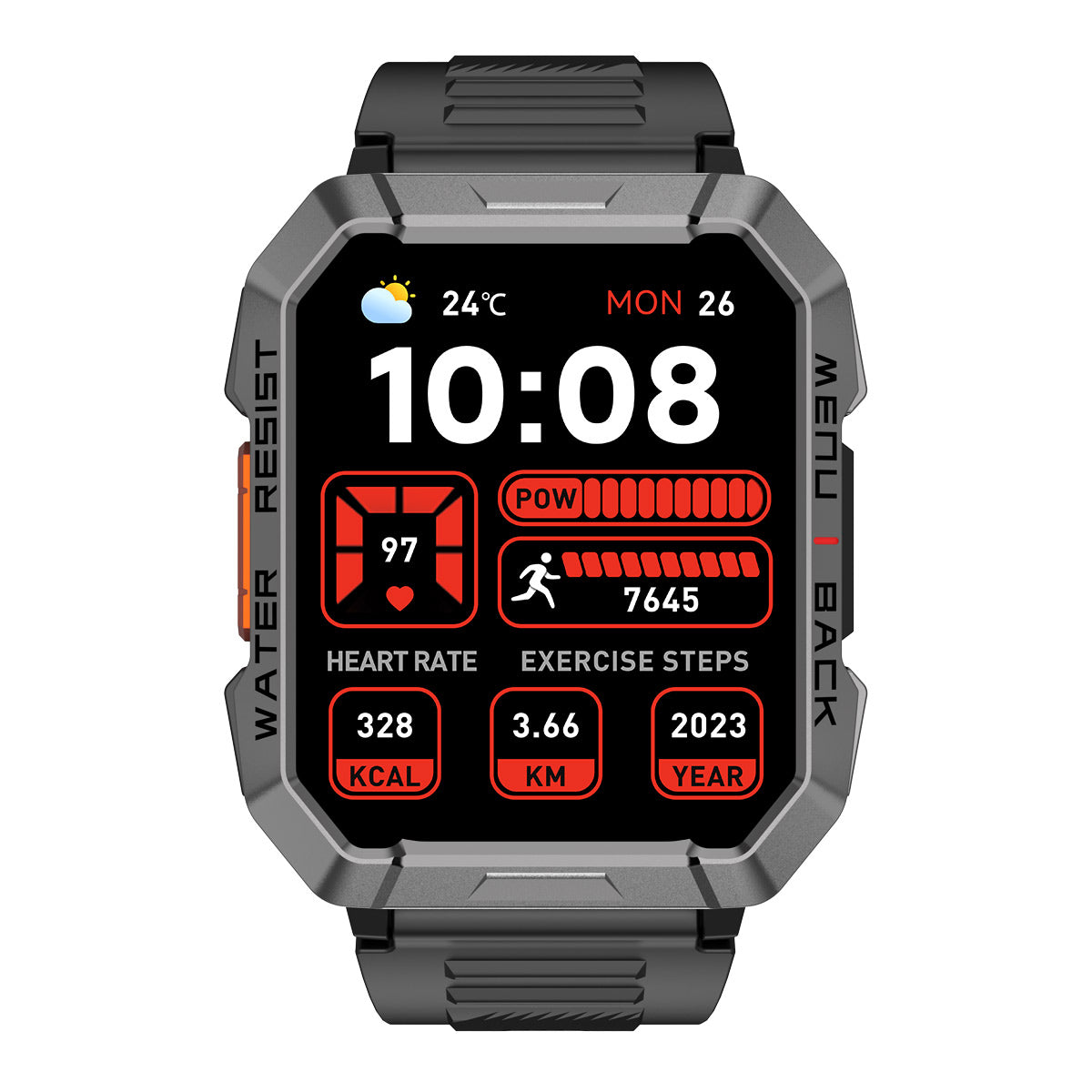 Blackview W60 - Reloj Inteligente Campass Outdoor con Linterna LED 2.01 Pulgada 900 mAh 