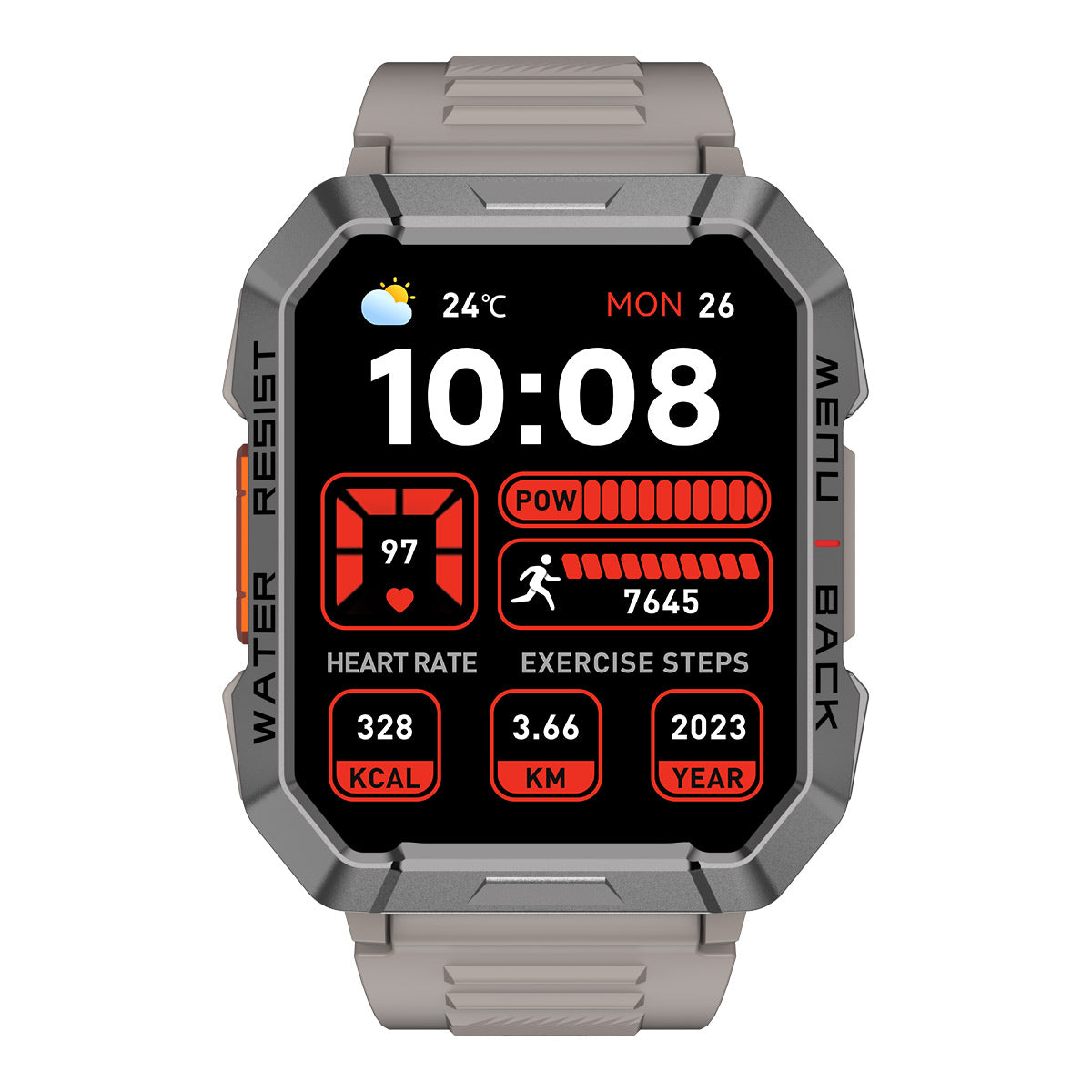 Blackview W60 - Reloj Inteligente Campass Outdoor con Linterna LED 2.01 Pulgada 900 mAh 