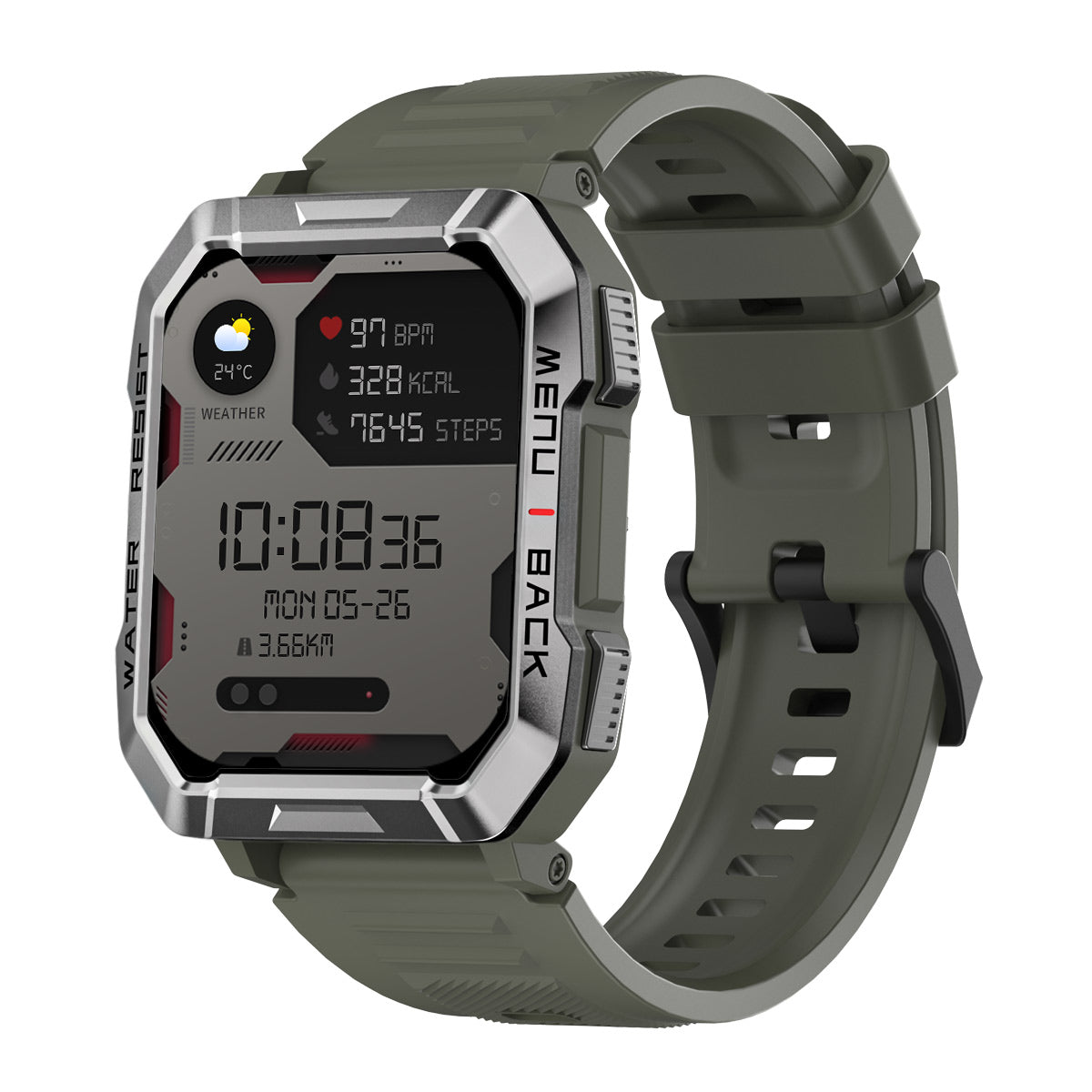 Blackview W60 - Reloj Inteligente Campass Outdoor con Linterna LED 2.01 Pulgada 900 mAh 