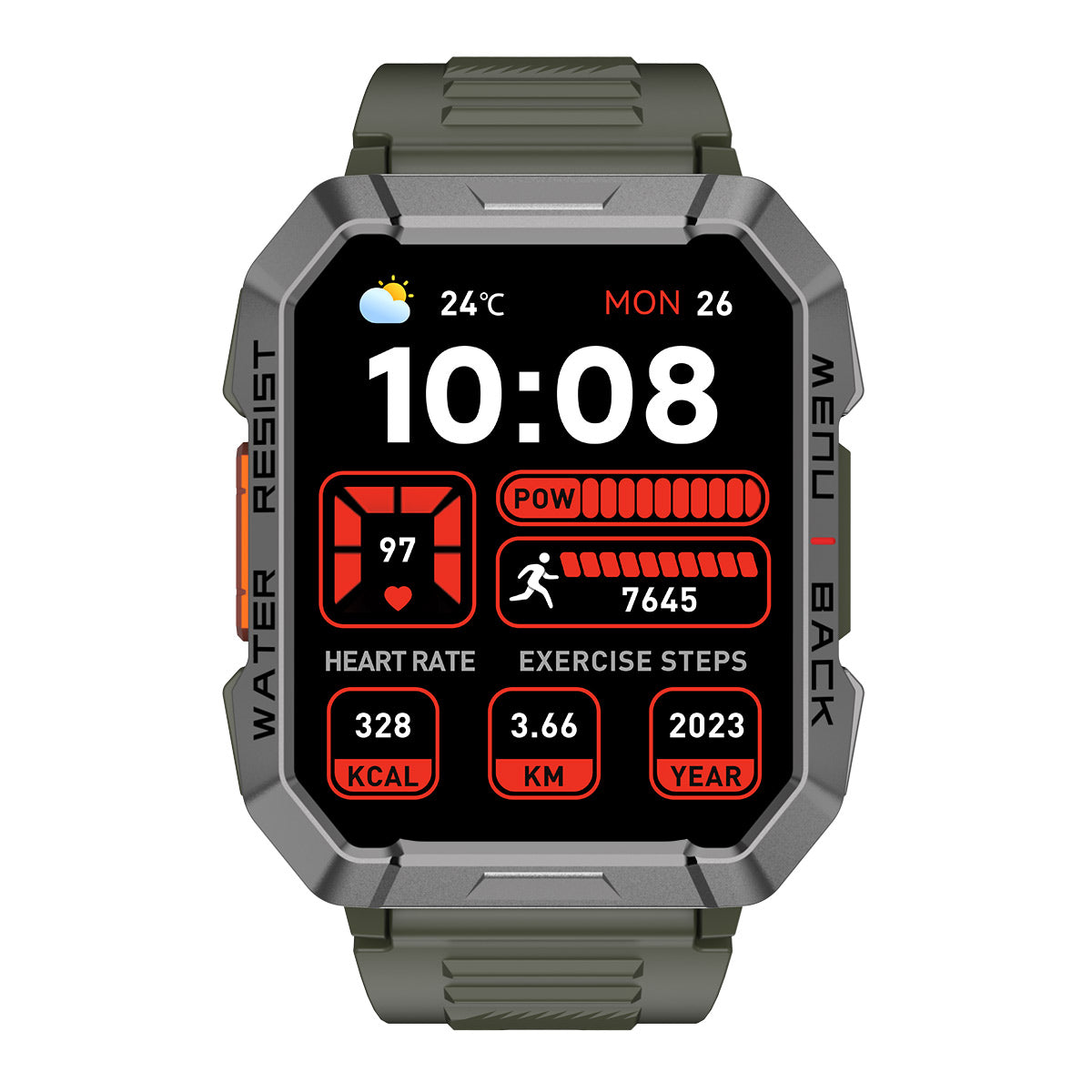 Blackview W60 - Reloj Inteligente Campass Outdoor con Linterna LED 2.01 Pulgada 900 mAh 