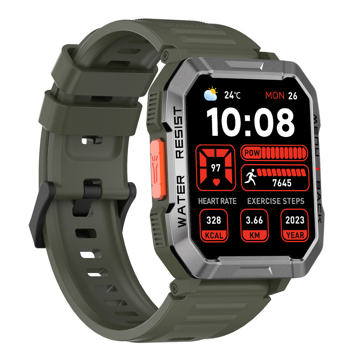 Blackview W60 - Reloj Inteligente Campass Outdoor con Linterna LED 2.01 Pulgada 900 mAh 